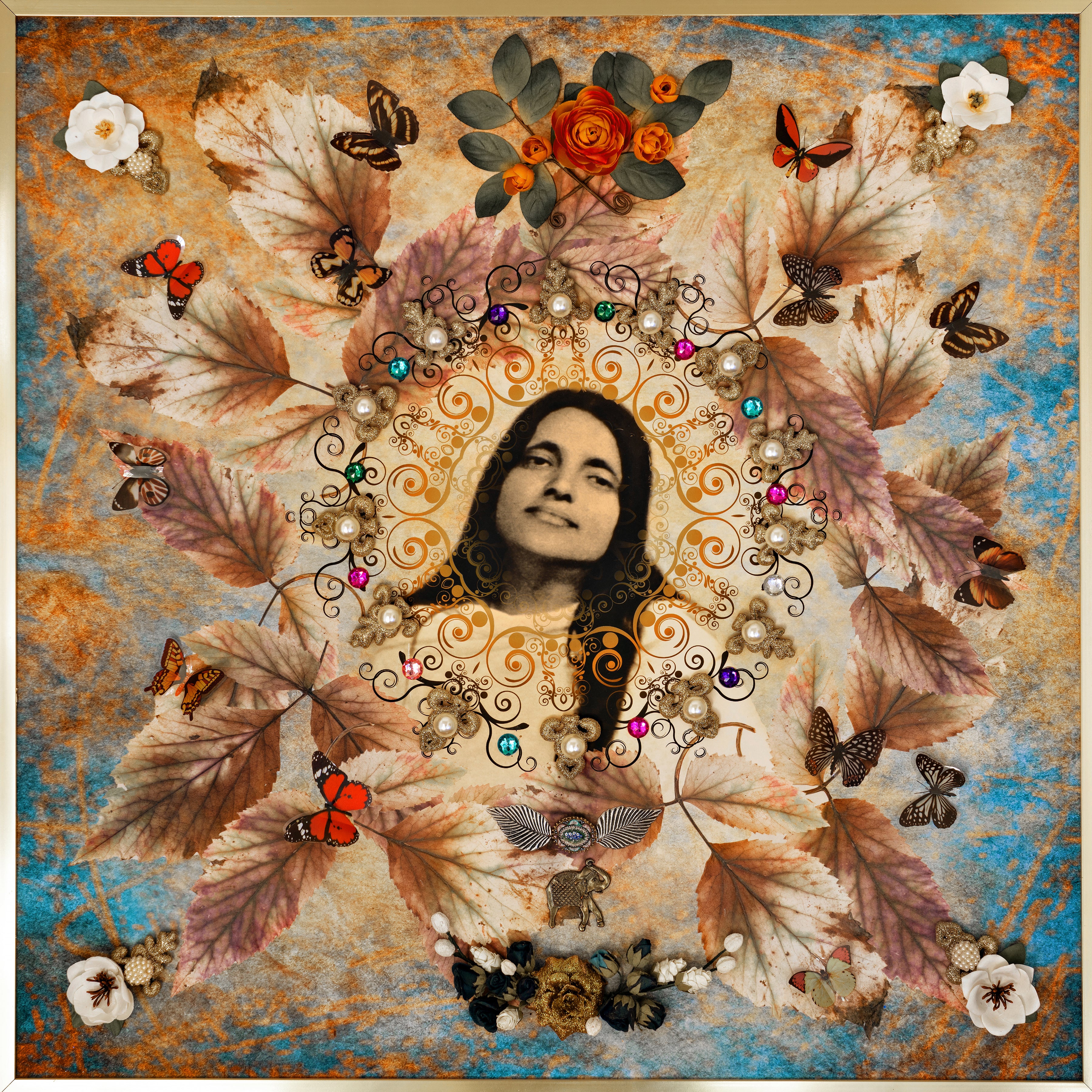 Framed Fine Art Paper Print of Anandamoyi Ma