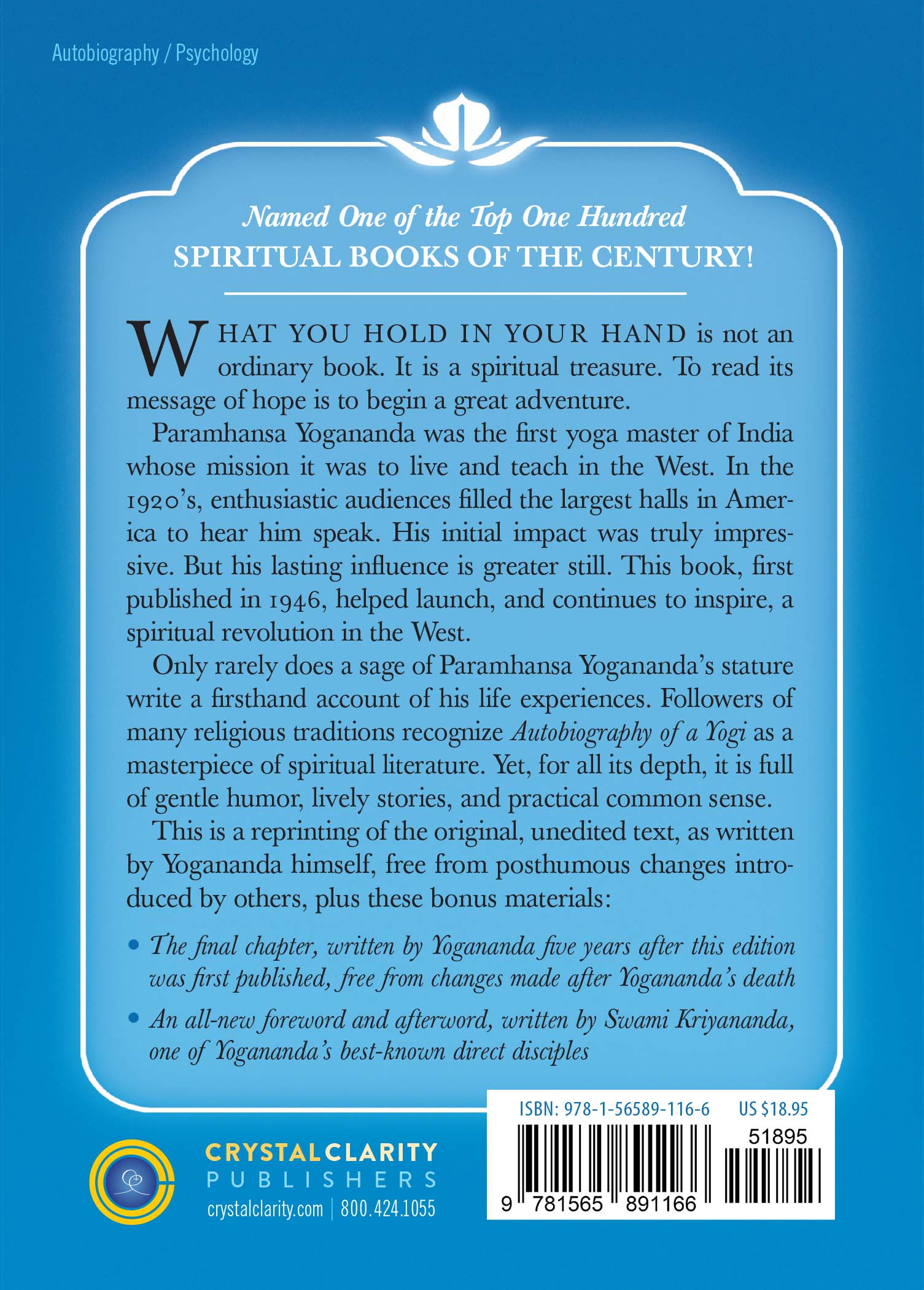 Autobiography of a Yogi - 75th Anniversary Edition