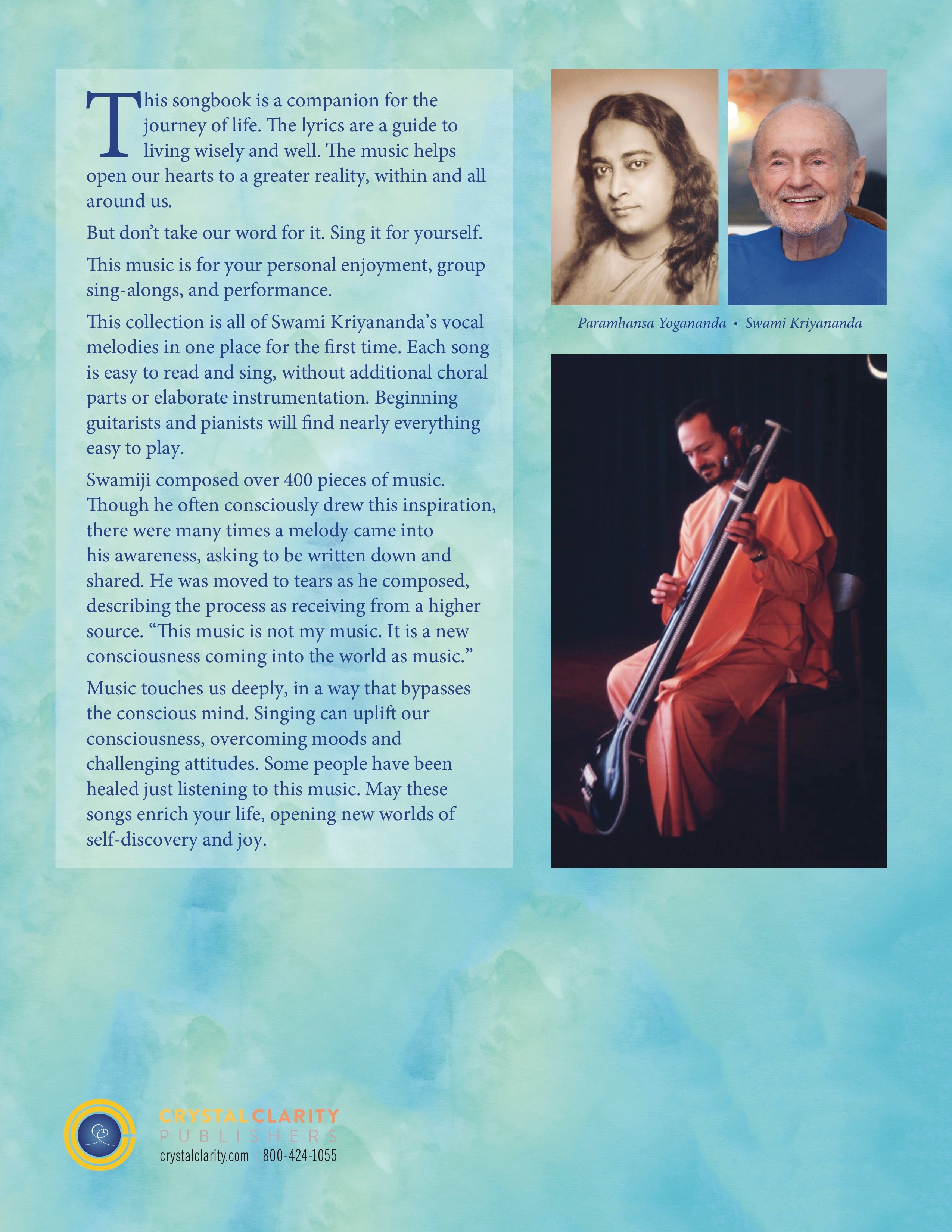 Ananda Songbook: Vocal Melodies of Swami Kriyananda